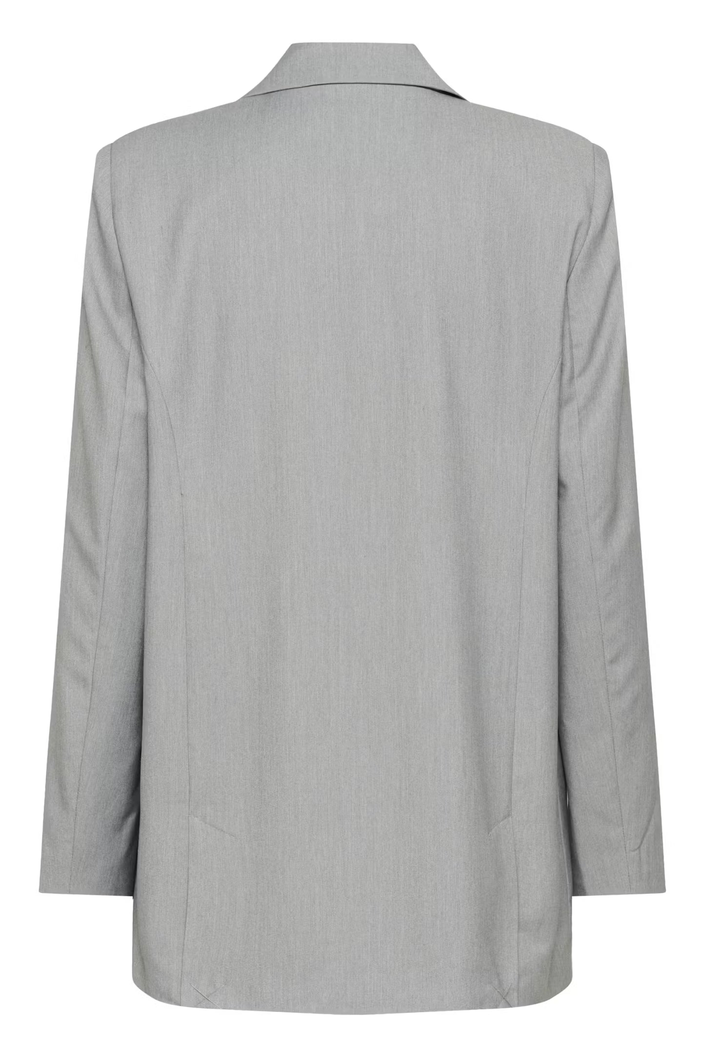 My Essential Wardrobe Hanna Blazer Light Grey Melange - Mojo Independent Store