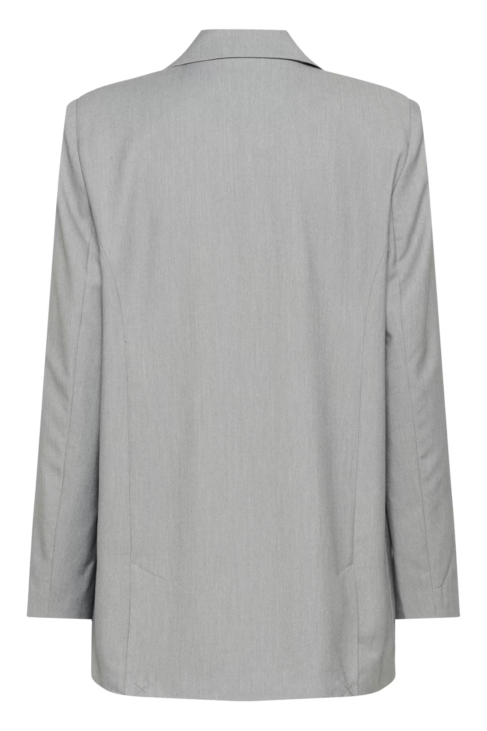 My Essential Wardrobe Hanna Blazer Light Grey Melange - Mojo Independent Store