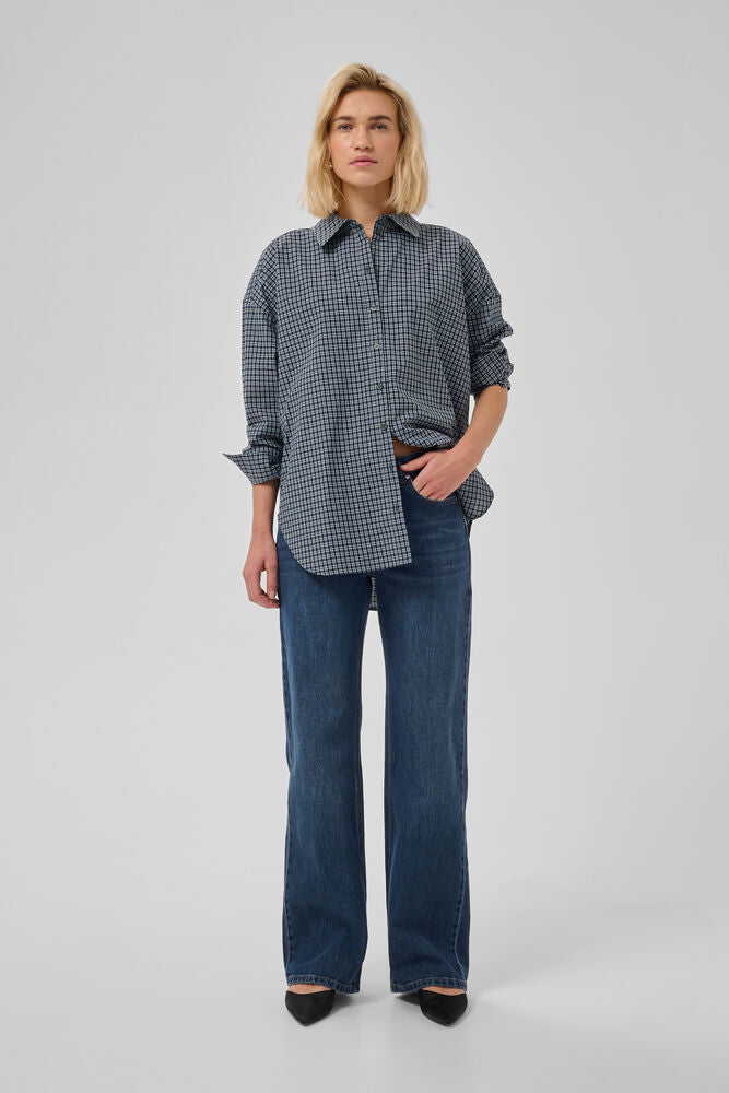 My Essential Wardrobe Jeans Wide The Louis Dark Blue Retro Wash