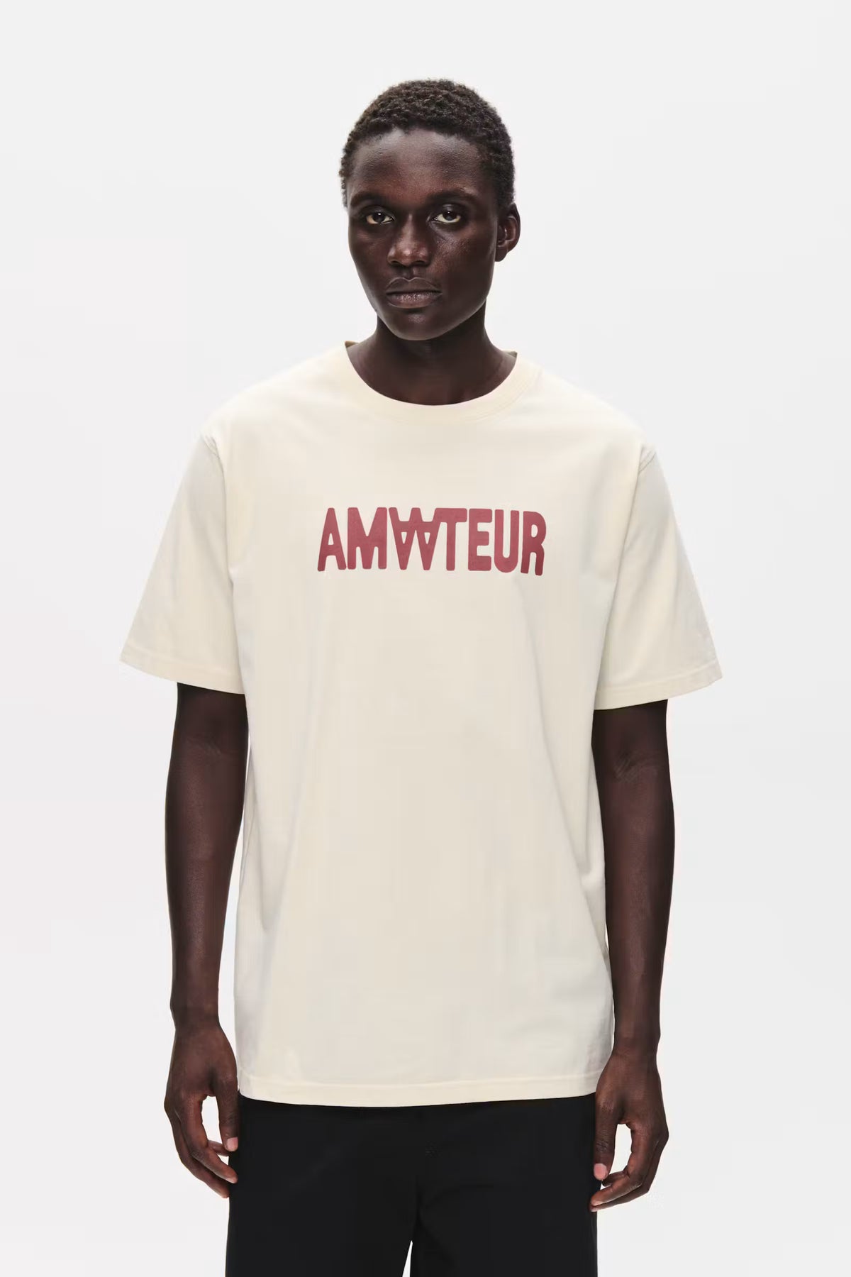 Wood Wood Ace Amateur T-shirt Silver Birch