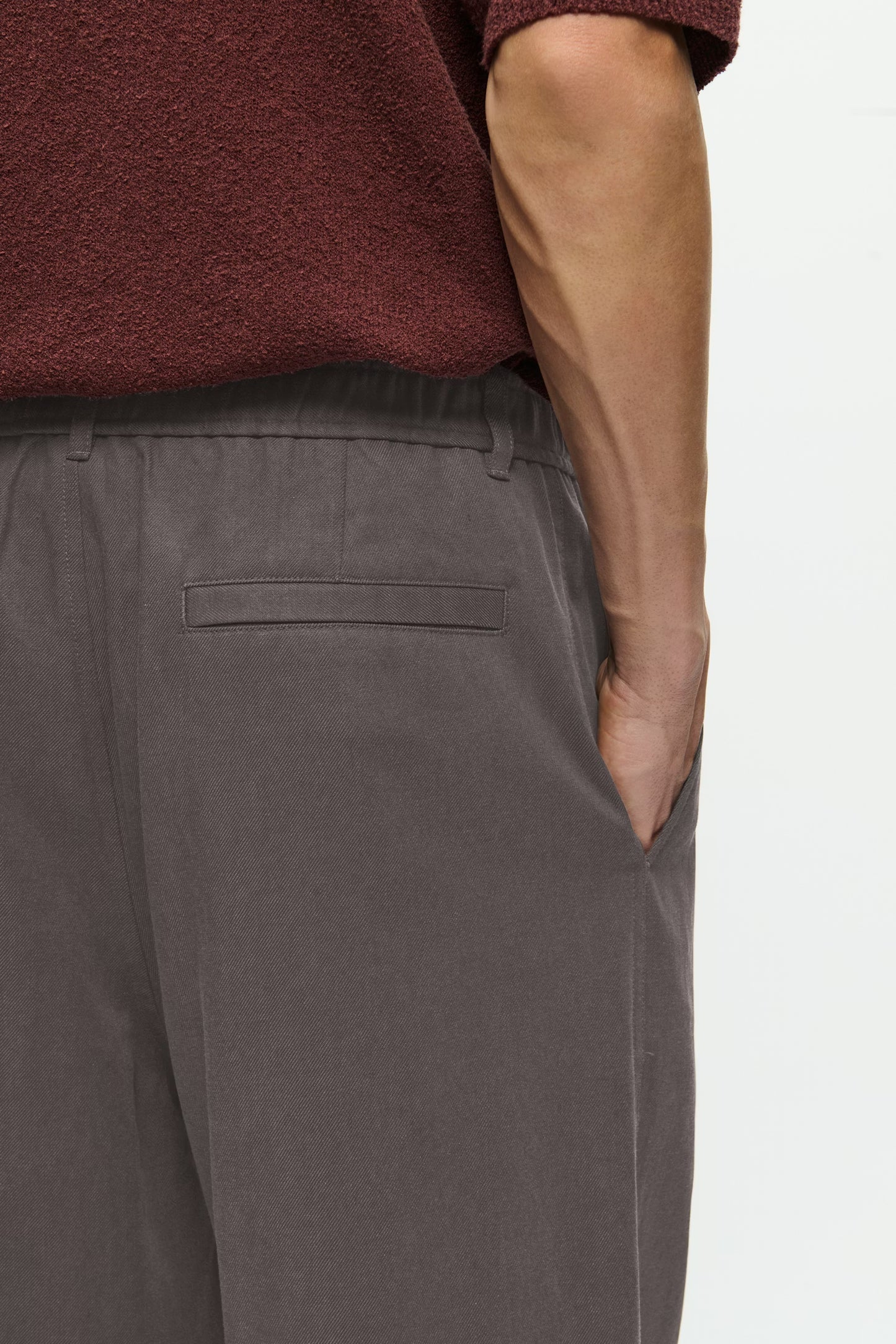 Wood Wood Ethan Trousers Black Sand - Mojo Independent Store