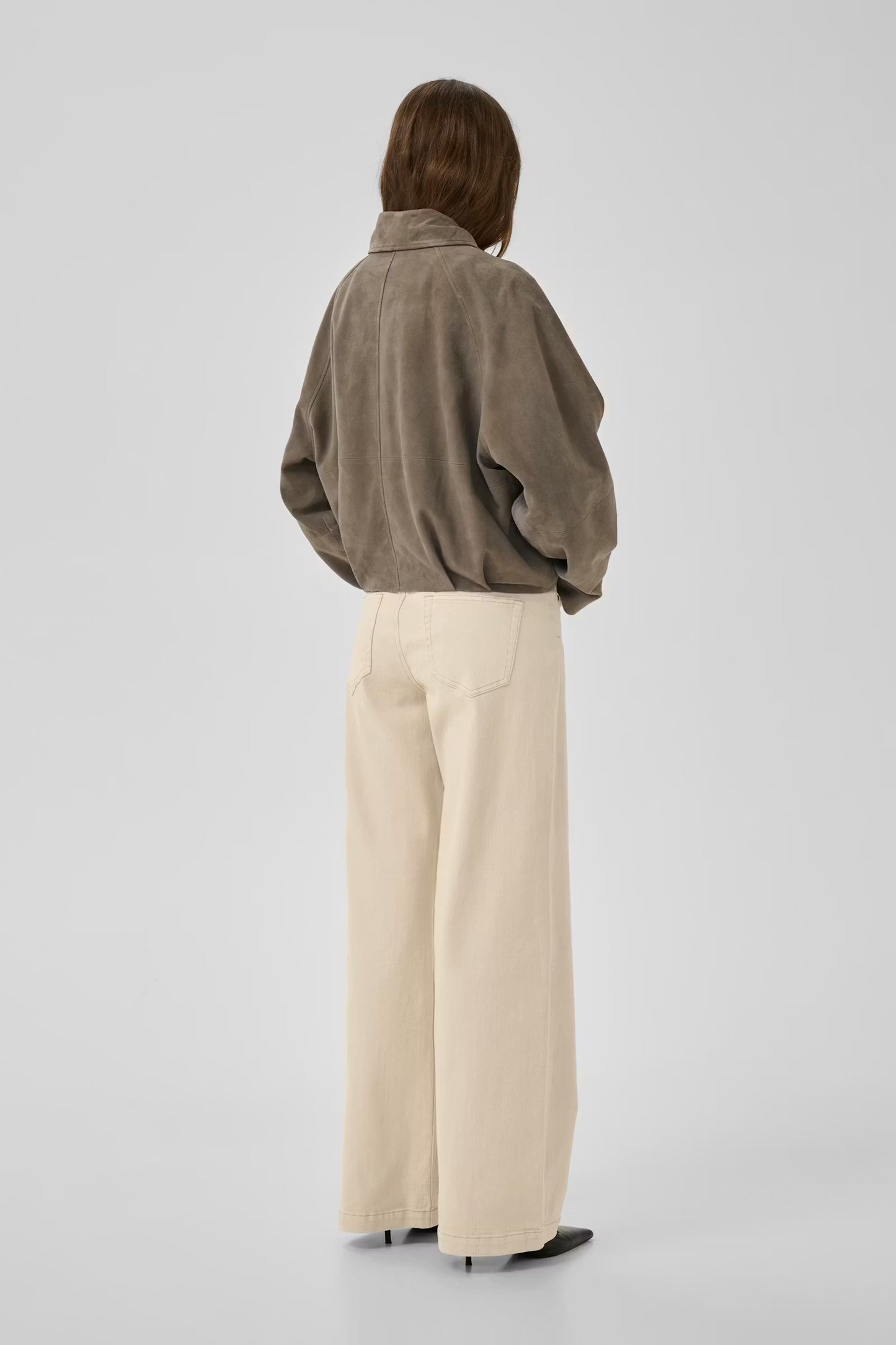 My Essential Wardrobe Louis 157 Hight Wide Oatmeal - Mojo Independent Store