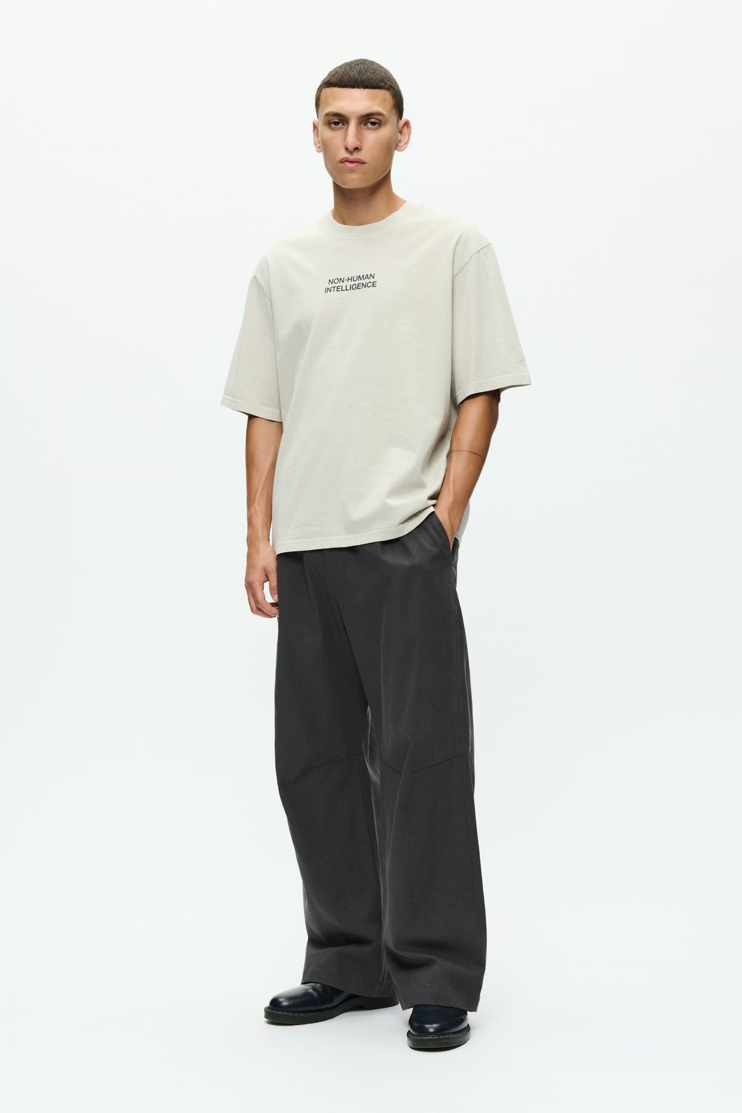 Wood Wood Gary Tee Washed Moonstruck