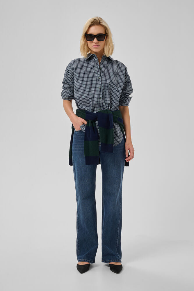 My Essential Wardrobe Jeans Wide The Louis Dark Blue Retro Wash
