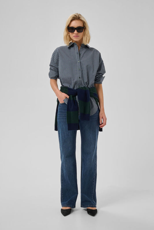 My Essential Wardrobe Jeans Wide The Louis Dark Blue Retro Wash