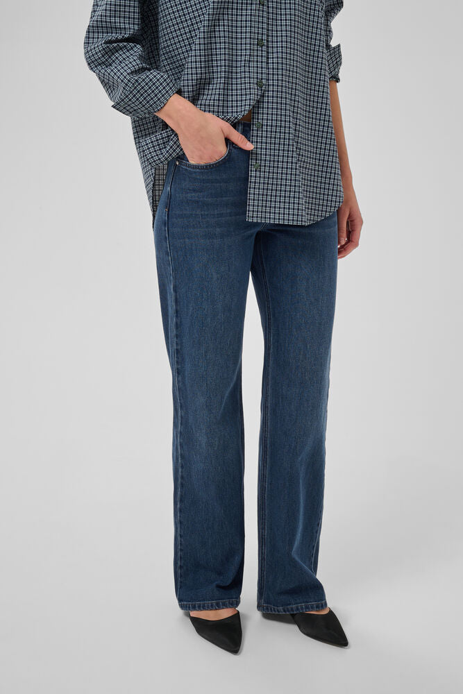My Essential Wardrobe Jeans Wide The Louis Dark Blue Retro Wash