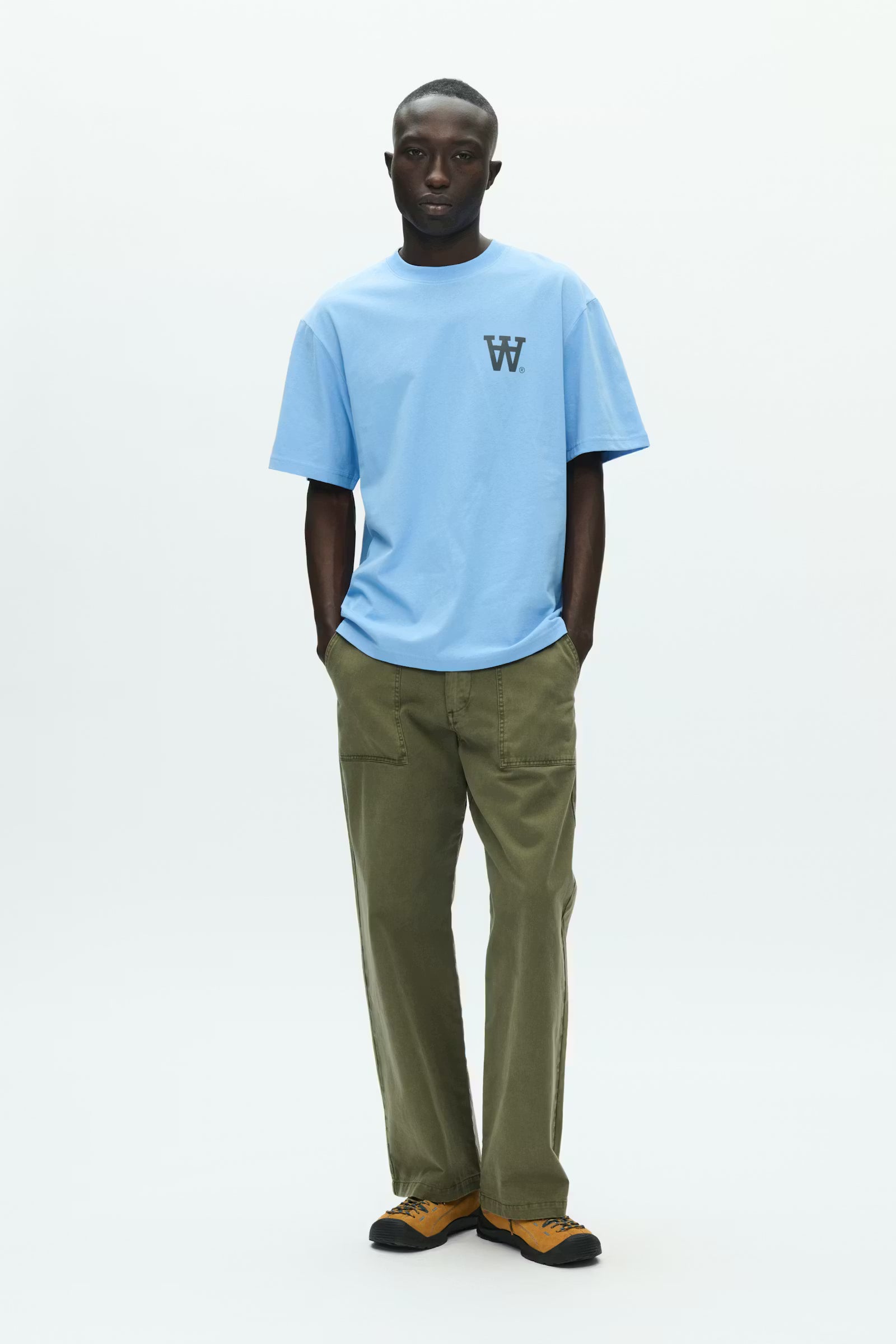 Wood Wood Heino trousers Grape Leaf - Mojo Independent Store