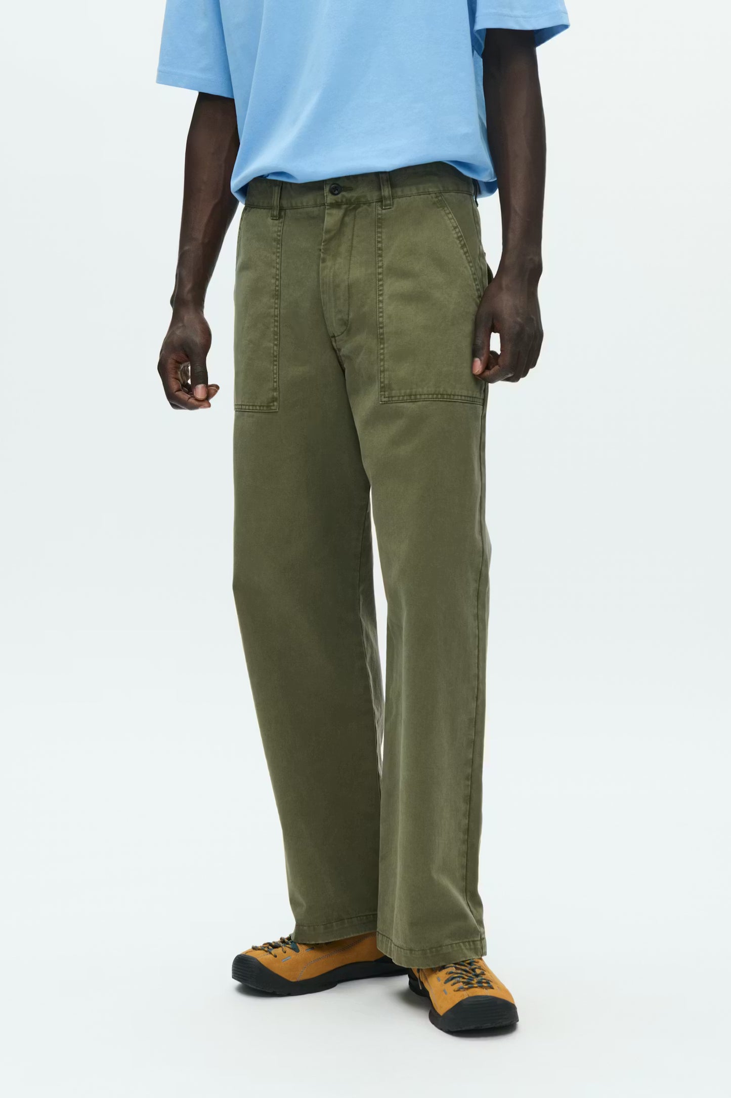 Wood Wood Heino trousers Grape Leaf - Mojo Independent Store