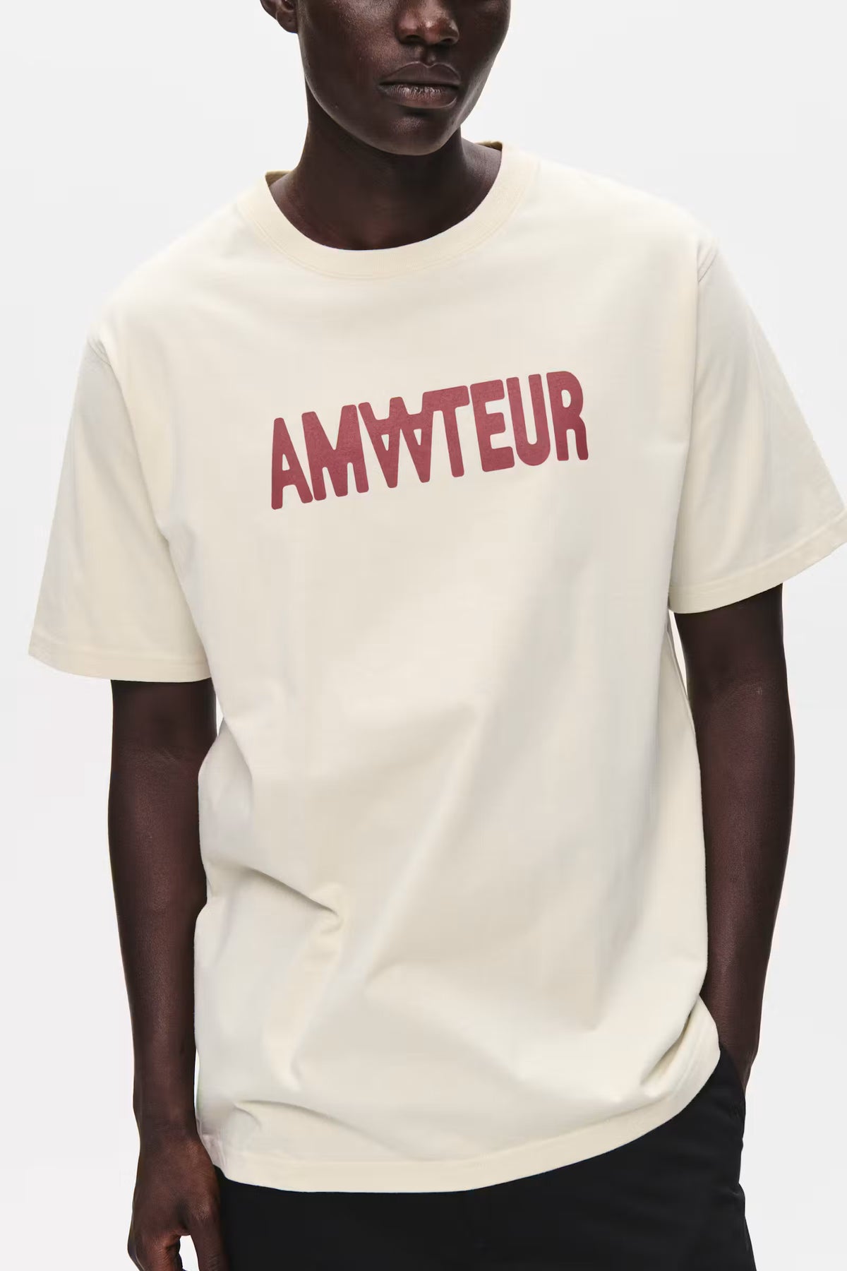 Wood Wood Ace Amateur T-shirt Silver Birch