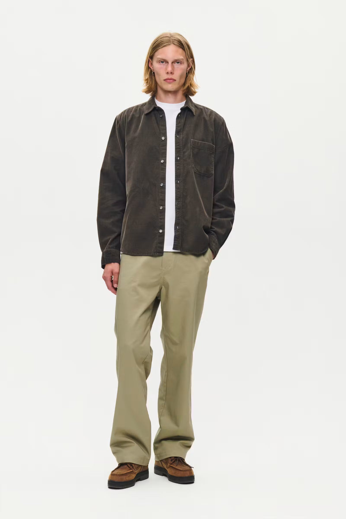 Wood Wood Adrian Shirt Deep Depths