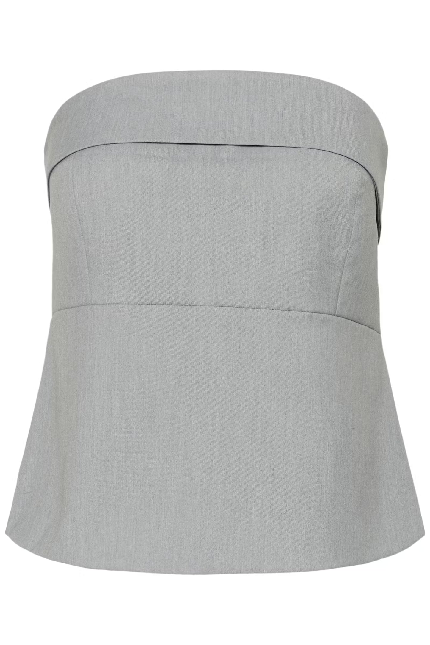 My Essential Wardrobe Hanna Corsage Light Grey Melange - Mojo Independent Store