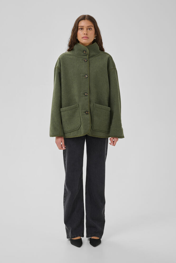 My Essential Wardrobe Funa Jacket Olive Night