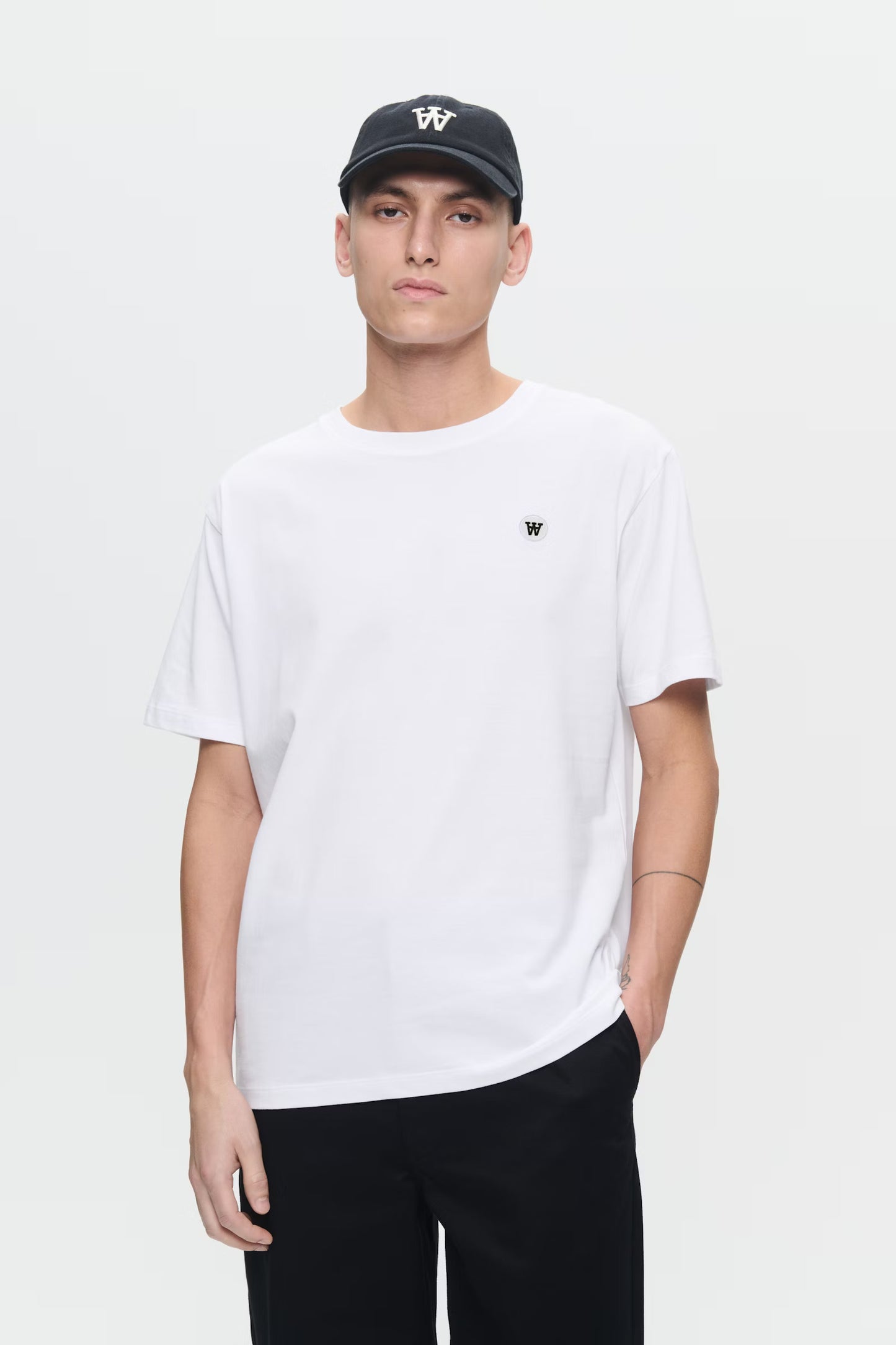 Wood Wood Ace T-shirt Bright White - Mojo Independent Store
