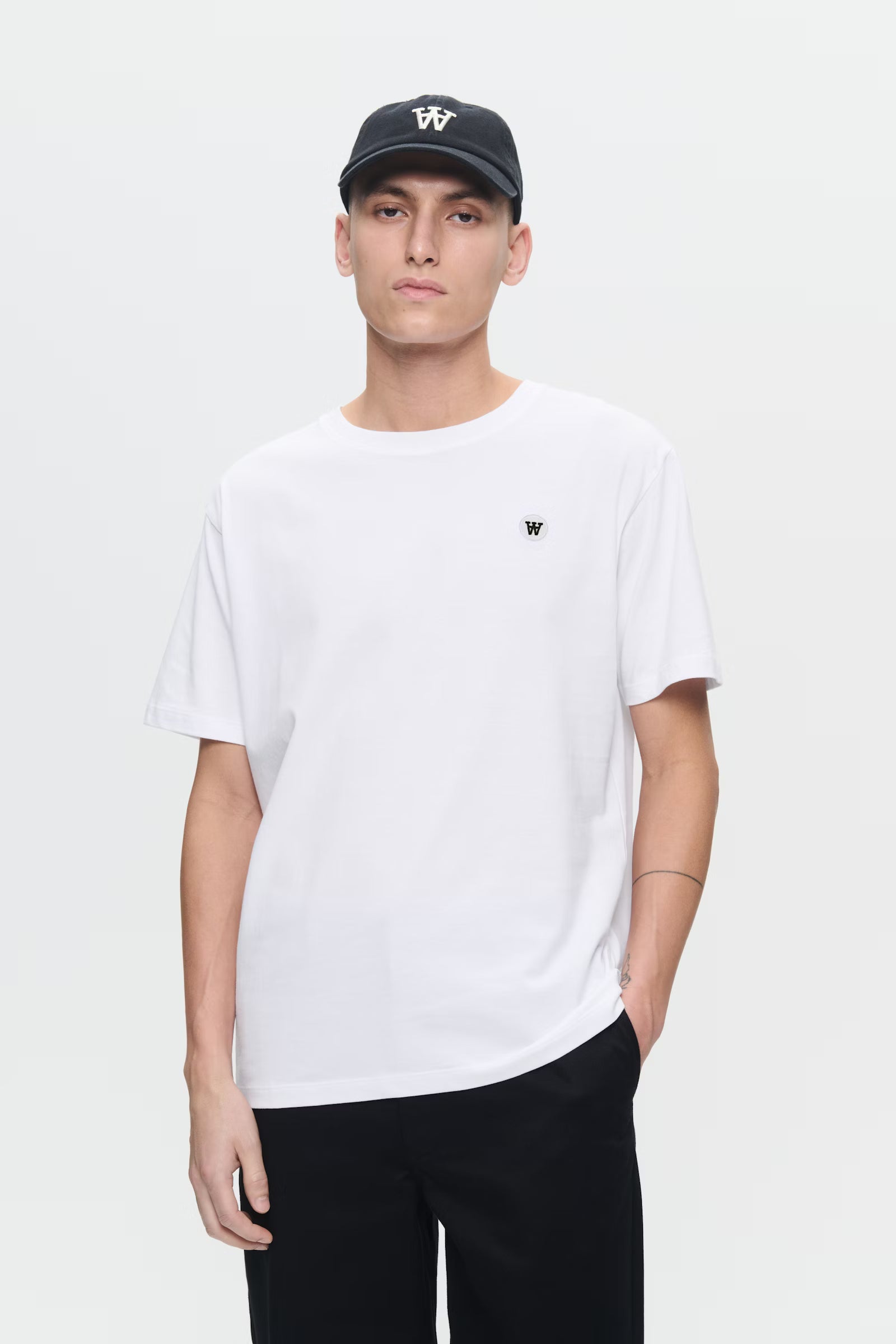 Wood Wood Ace T-shirt Bright White - Mojo Independent Store