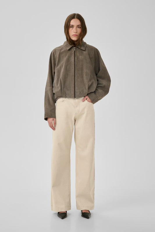 My Essential Wardrobe Louis 157 Hight Wide Oatmeal - Mojo Independent Store