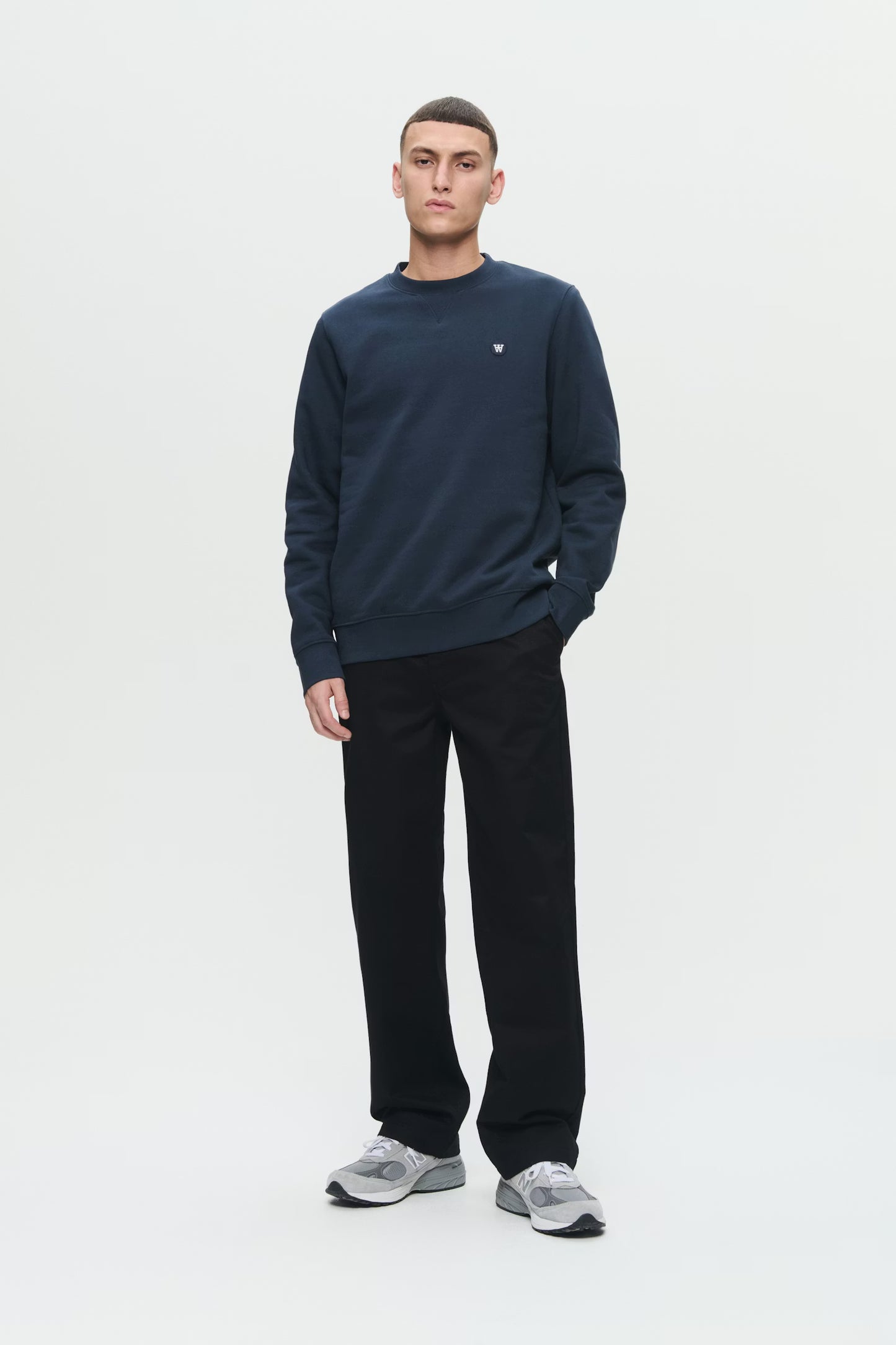 Wood Wood Type Sweatshirt Outer Space