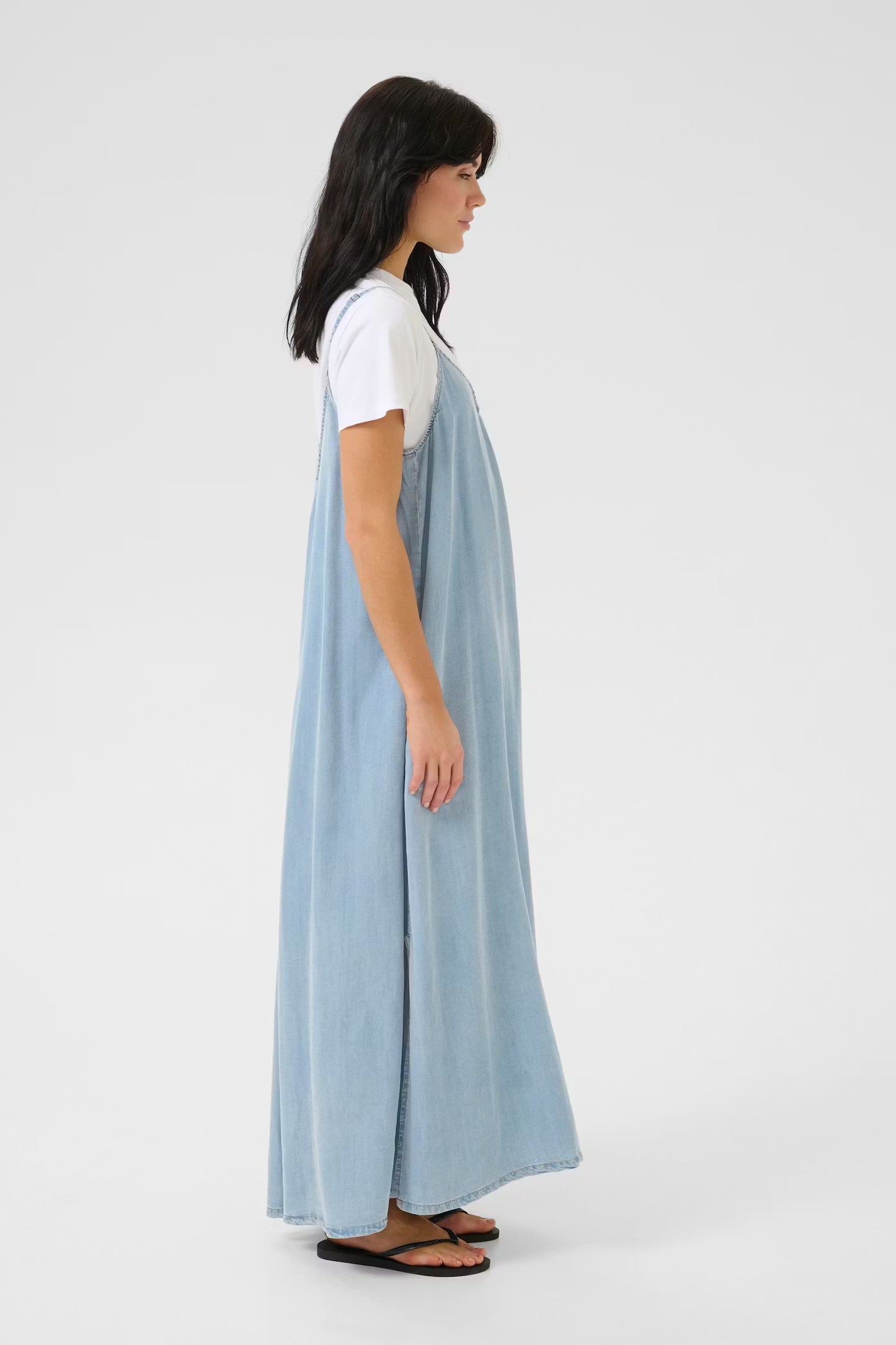 My Essential Wardrobe Nelly Strap Dress Light Blue Dress - Mojo Independent Store