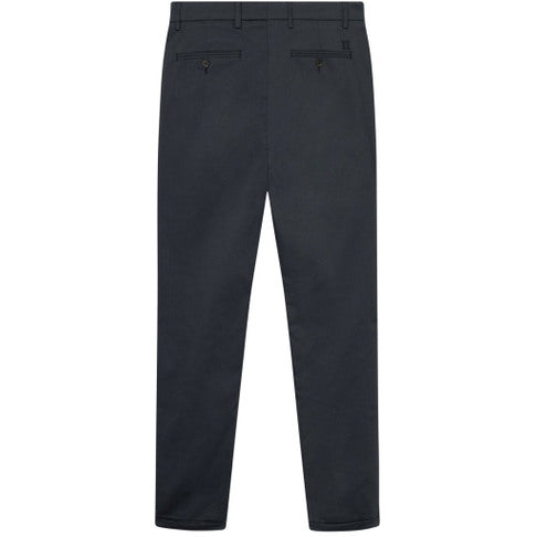 Les Deux Como Cotton Suit Pants Dark Navy