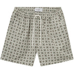 Les Deux Tapestry Shorts Ivory/Light Jade Green