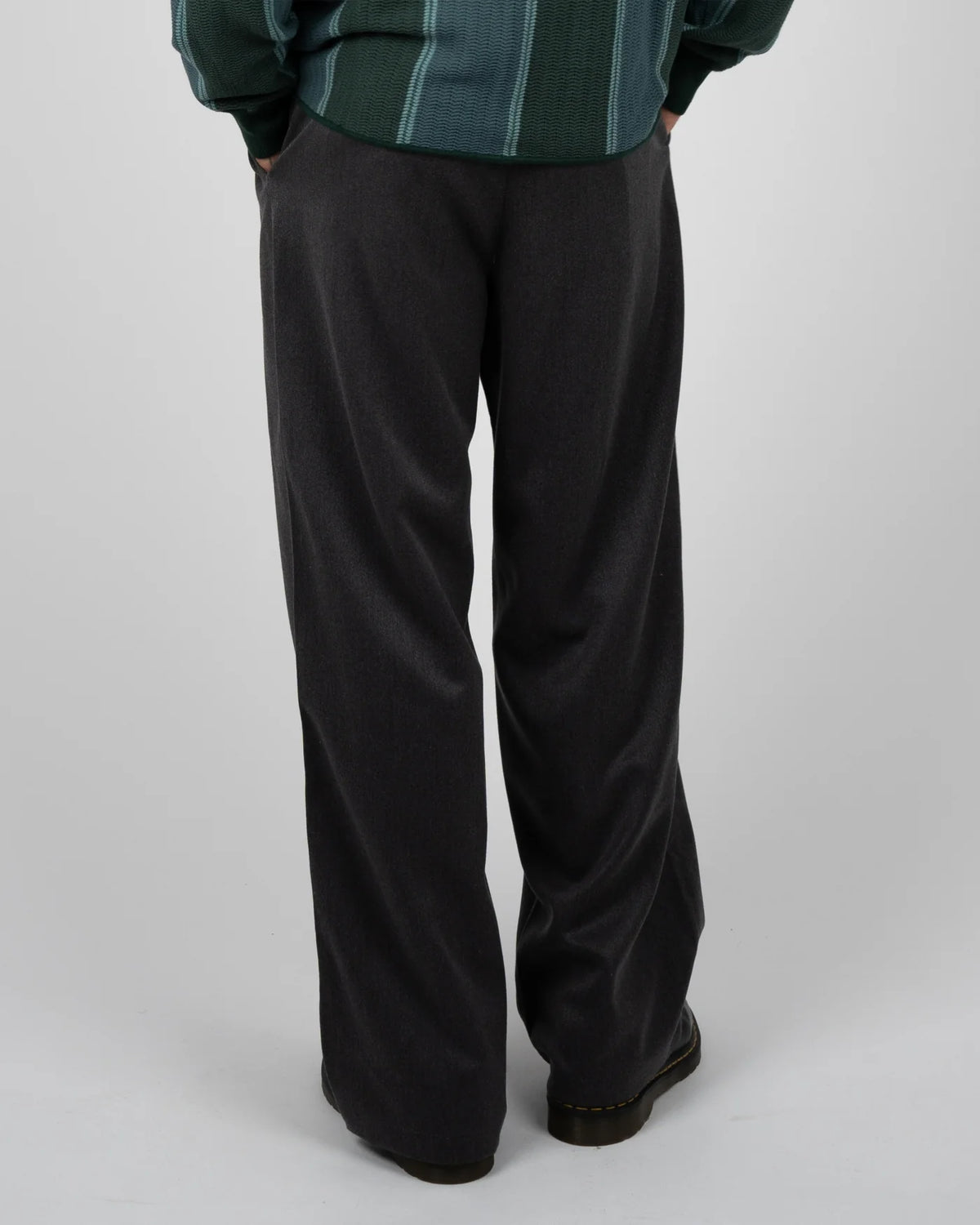 Prohibited Heritage Pleated Pant Dark Grey