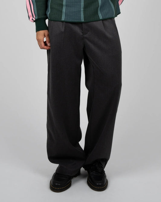 Prohibited Heritage Pleated Pant Dark Grey