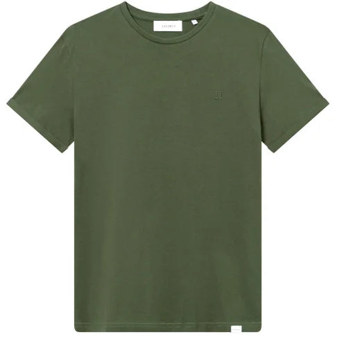 Les Deux Norregaard T-shirt Tonal Olive Night