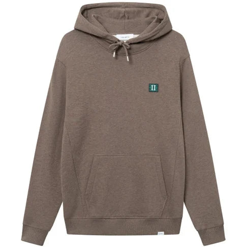 Les Deux Piece 2.0 Hoodie Mountain Grey Melange/Posy Green-Pine Green