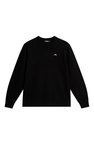 J.Lindeberg Henry Knitted Sweater Black - Mojo Independent Store