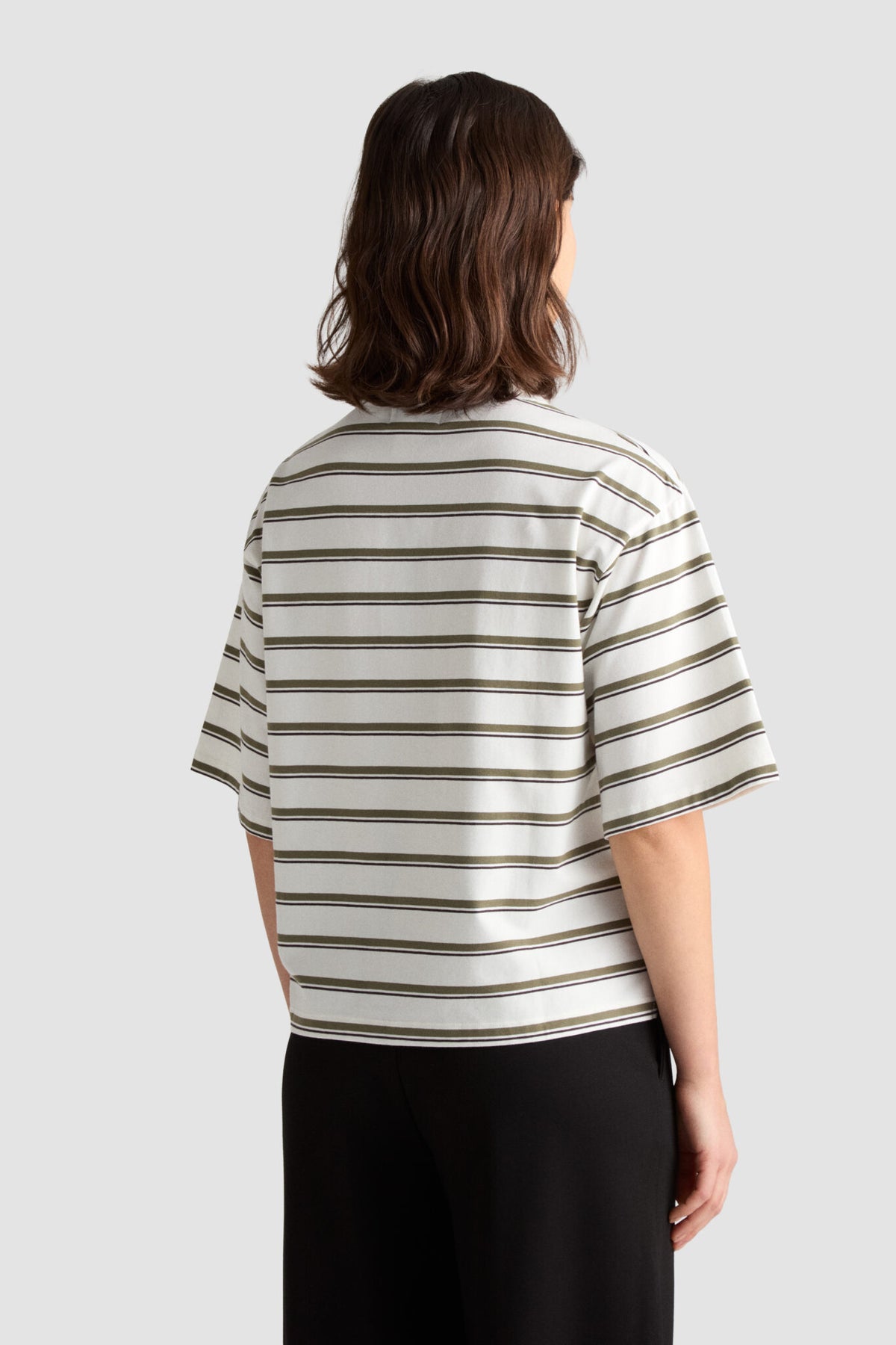 Residus Taylor Popover Rosemary Stripe - Mojo Independent Store