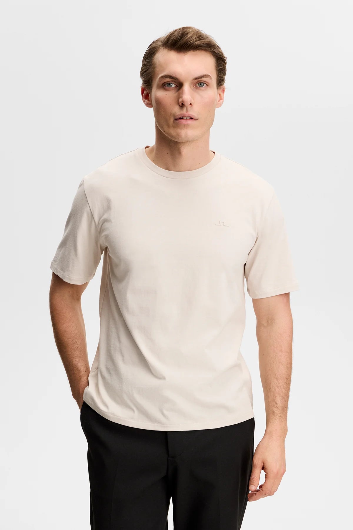 J.Lindeberg Alpha T-shirt Moonbeam - Mojo Independent Store