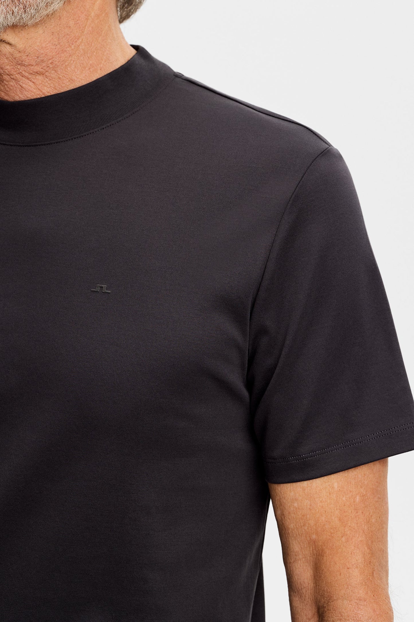 J.Lindeberg Ace Mock Neck T-shirt Black