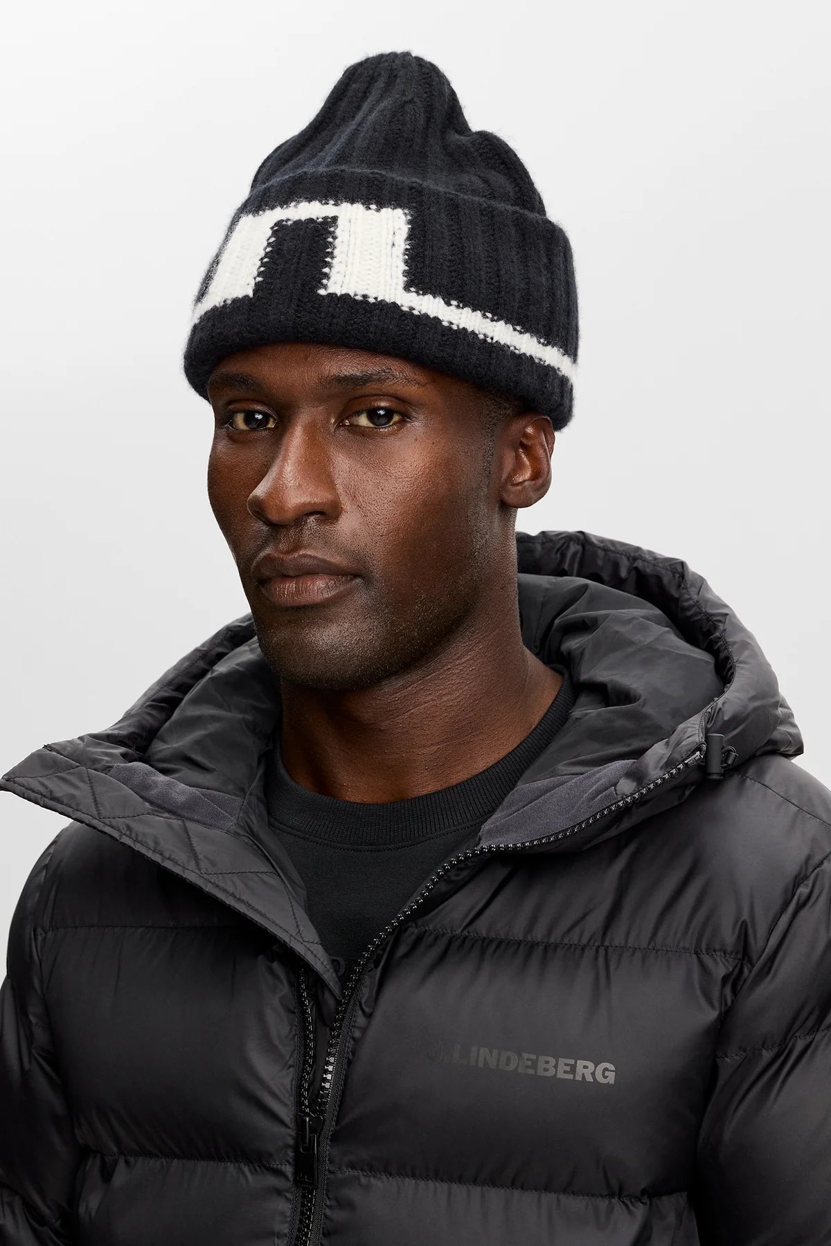 J.Lindeberg Enso Beanie Black - Mojo Independent Store
