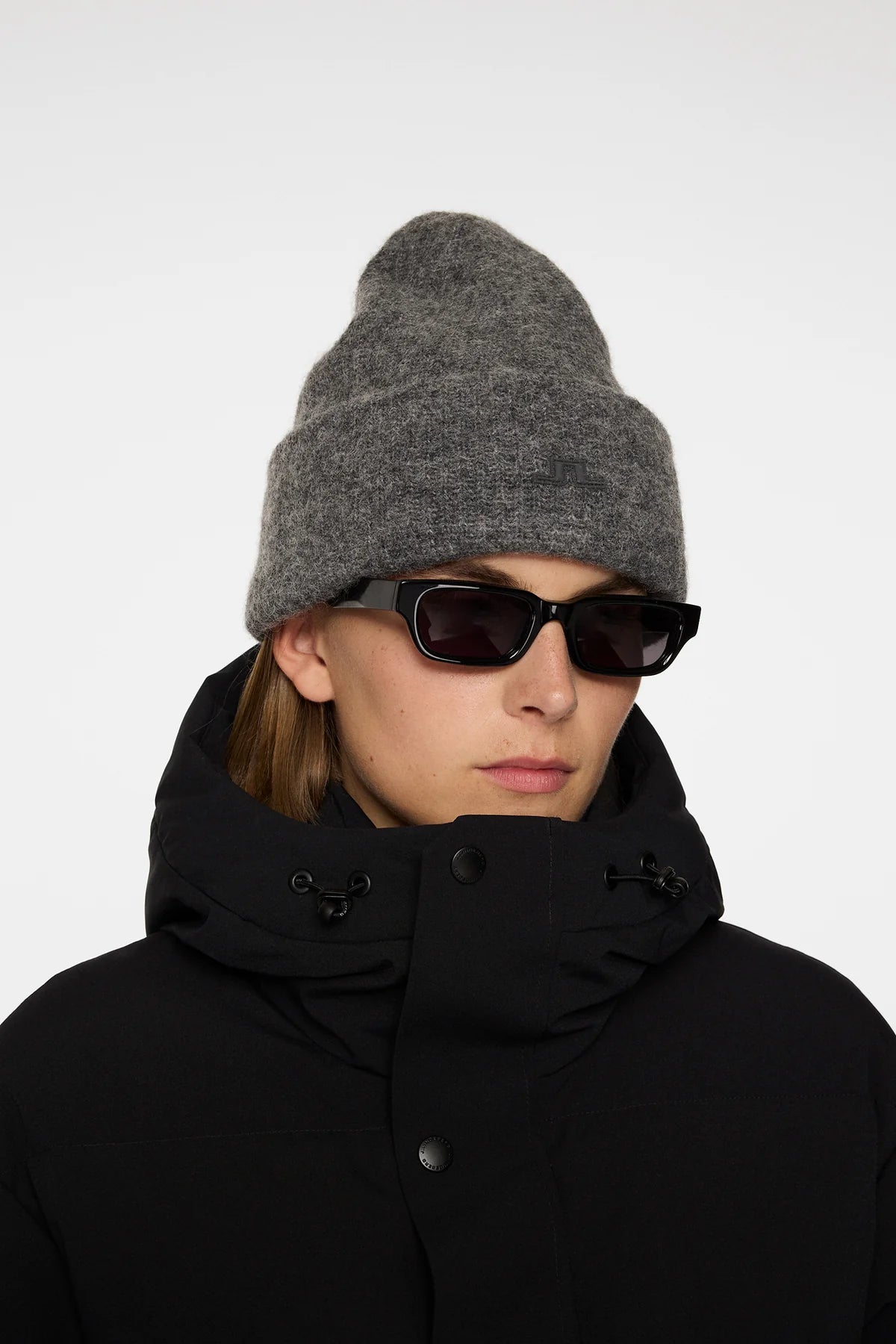 J.Lindeberg Elsa Beanie Dark Grey Melange