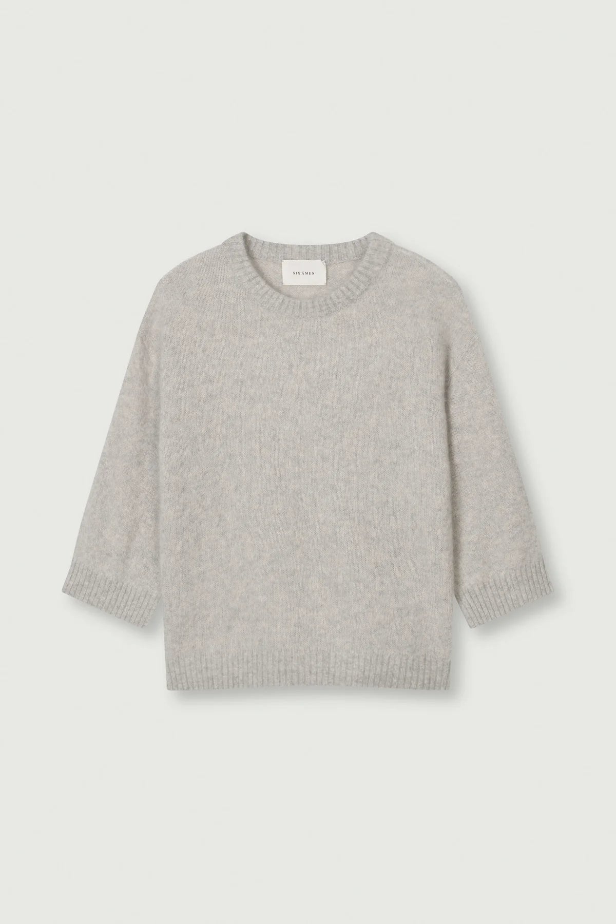 Six Ámes Molly Sweater Grey Melange - Mojo Independent Store