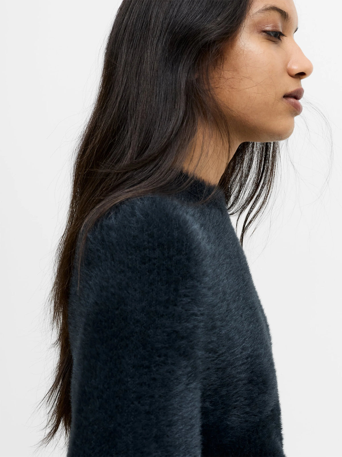 French Connection Lucille Texture Jumper Graphite Grey