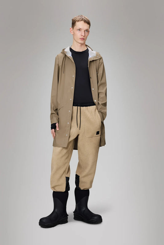 Rains Long Jacket Beige