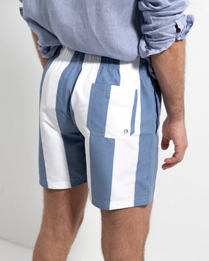 Ljung Swim Shorts Blue Stripe