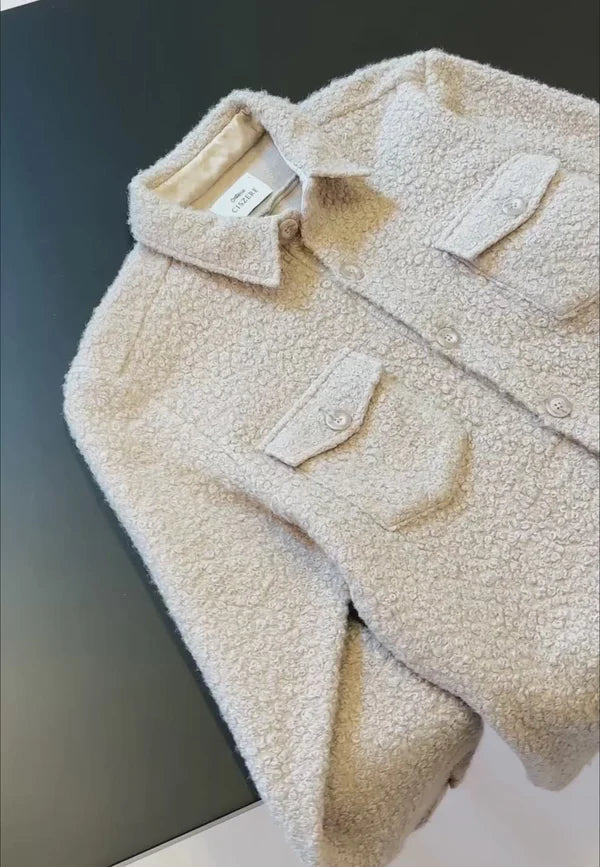 Ciszere Dani Boucle Overshirt Beige - Mojo Independent Store