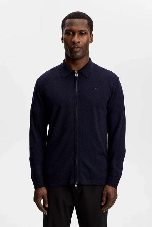 J.Lindeberg Kaleb Merino Cardigan JL Navy