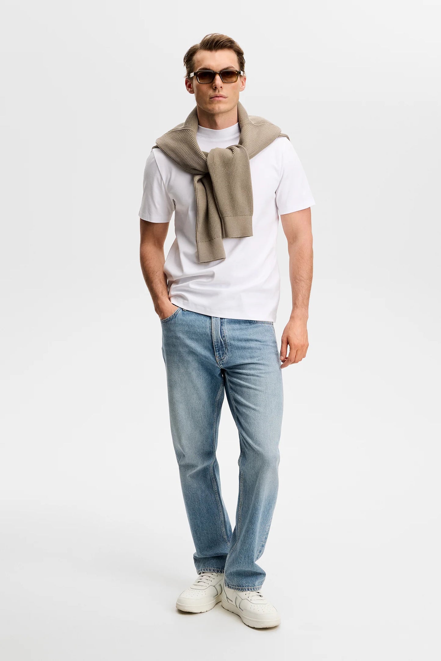 J.Lindeberg Ace Mock T-shirt White