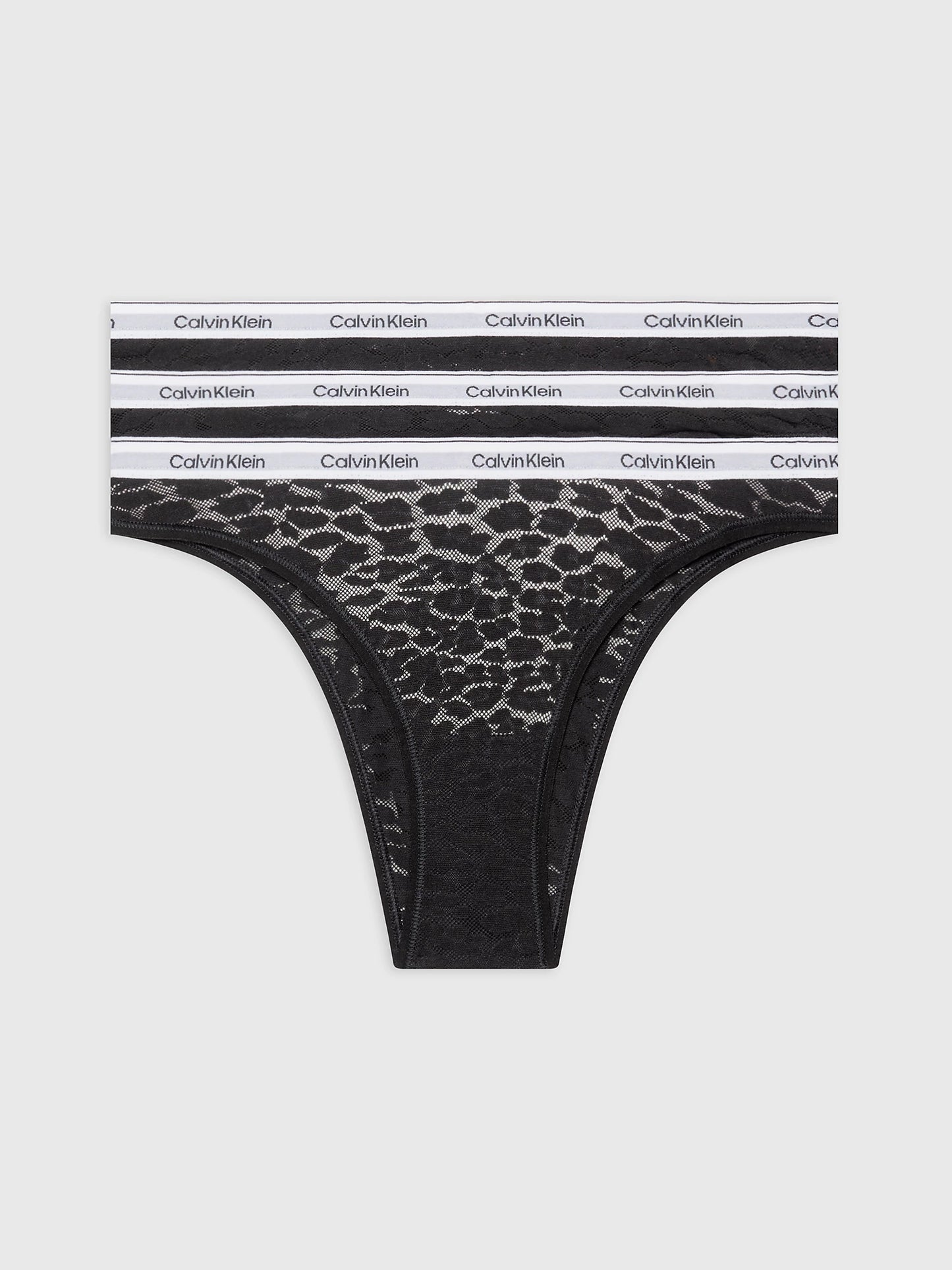 Calvin Klein 3 Pack Brazilian Black/Black/Black