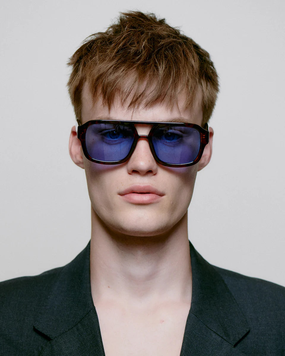 A.Kjaerbede Kaya Demi Tortoise (Blue Lens) - Mojo Independent Store