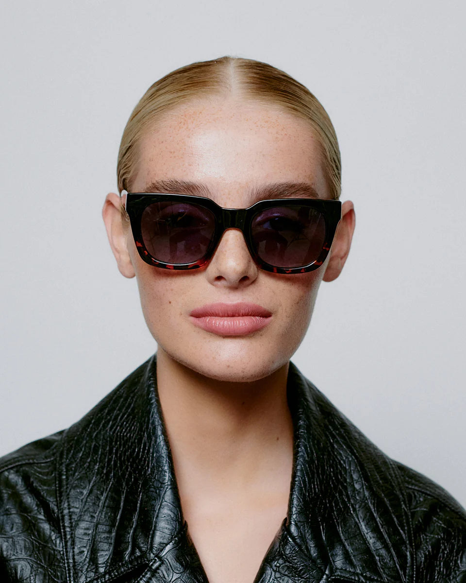 A.Kjaerbede Nancy Black Demi Tortoise