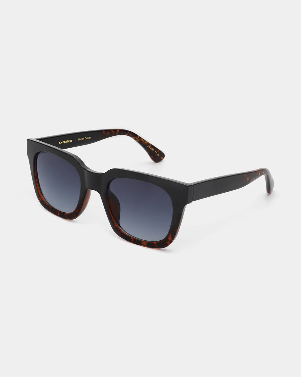A.Kjaerbede Nancy Black Demi Tortoise
