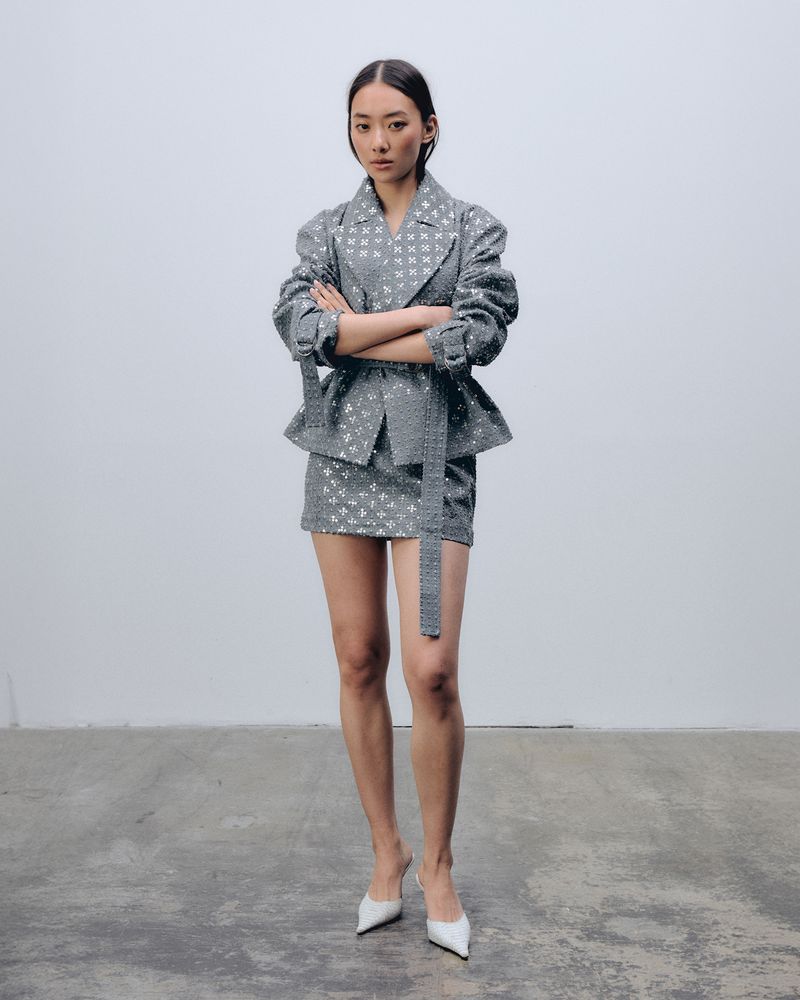 Ida Sjöstedt Addison Jacket Washed Light Grey