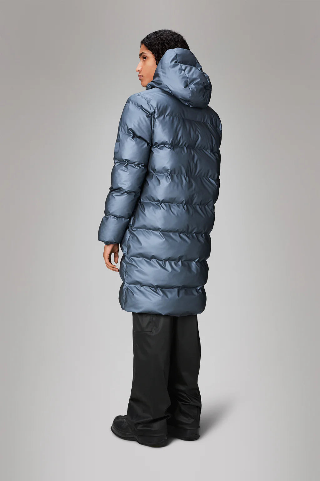 Rains Alta Longer Puffer Jacket Bay