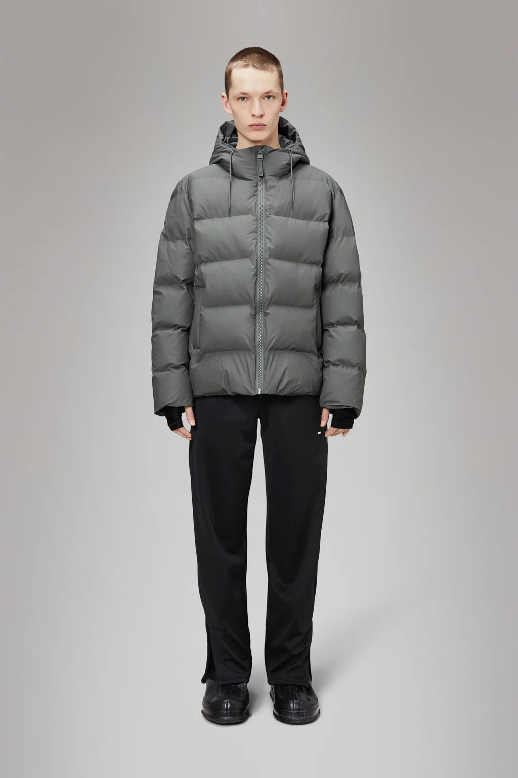 Rains Alta Puffer Jacket Grey