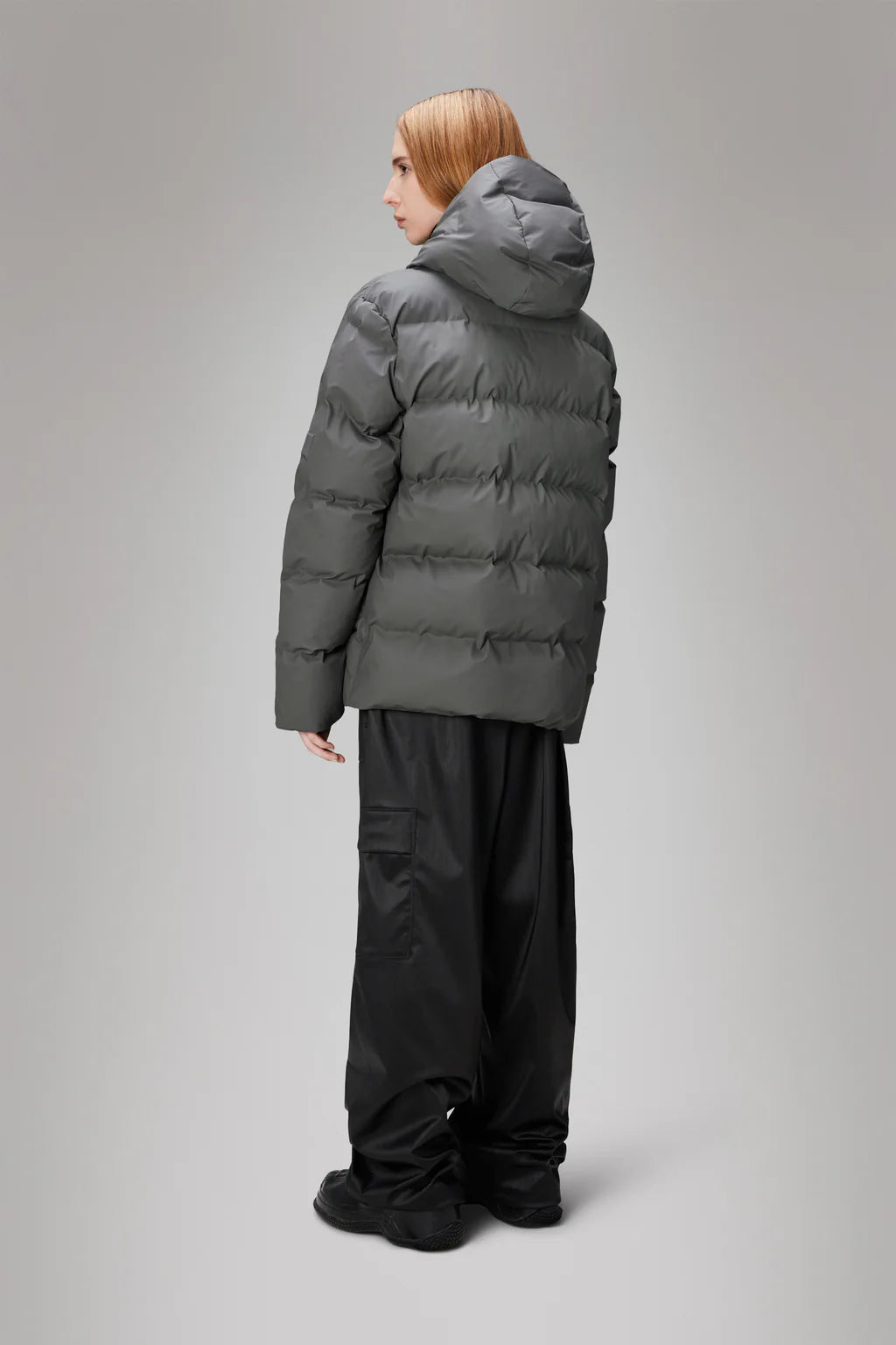 Rains Alta Puffer Jacket Grey