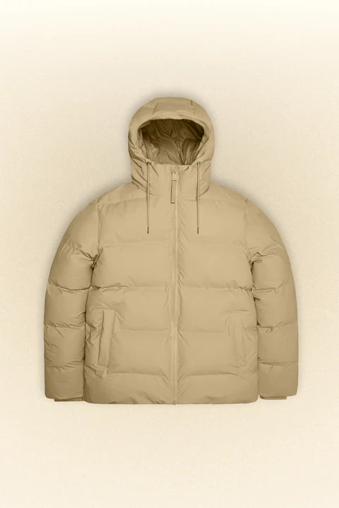 Rains Alta Puffer Jacket Sand