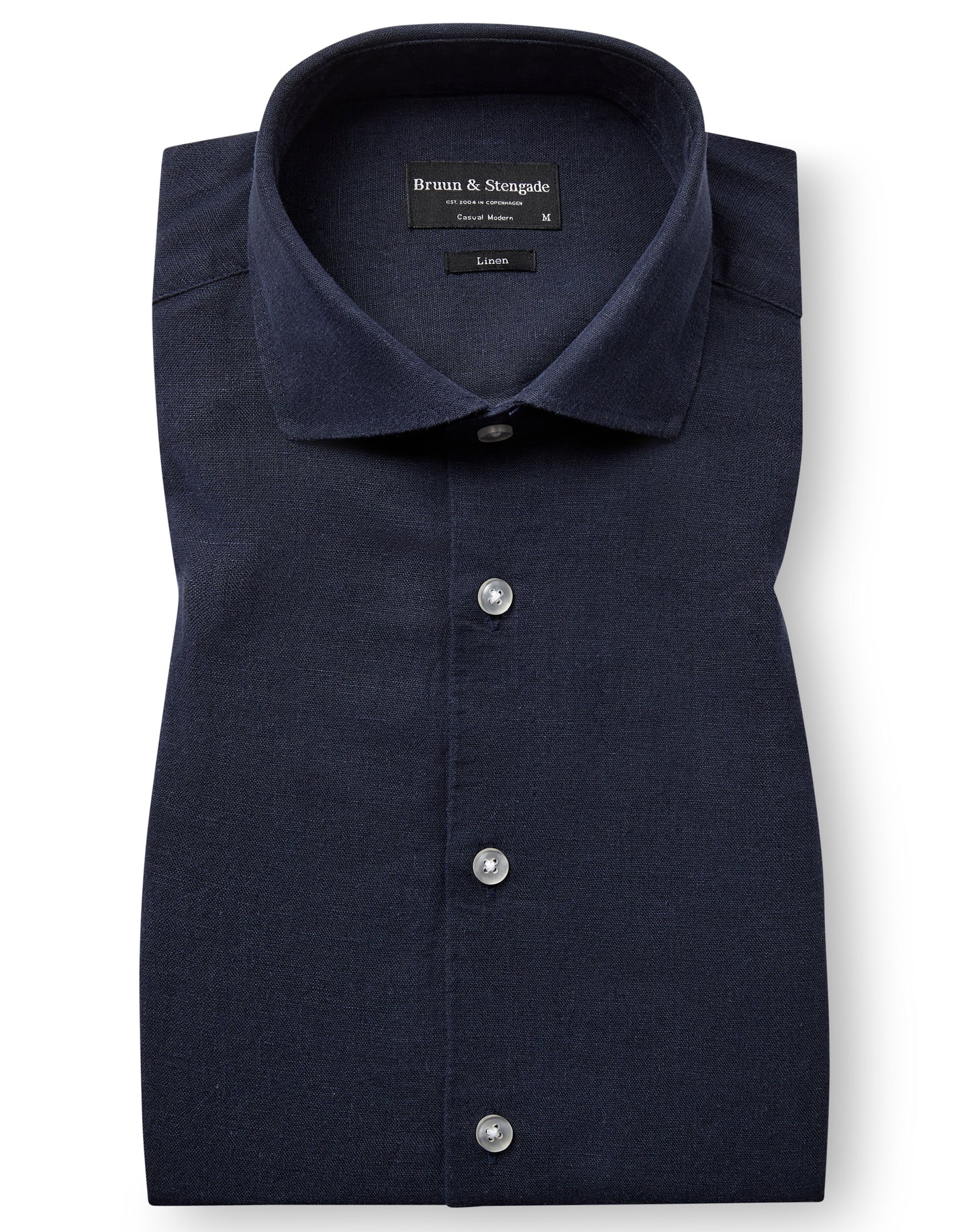 Bruun & Stengade Antonelli Casual Modern Fit Shirt Navy